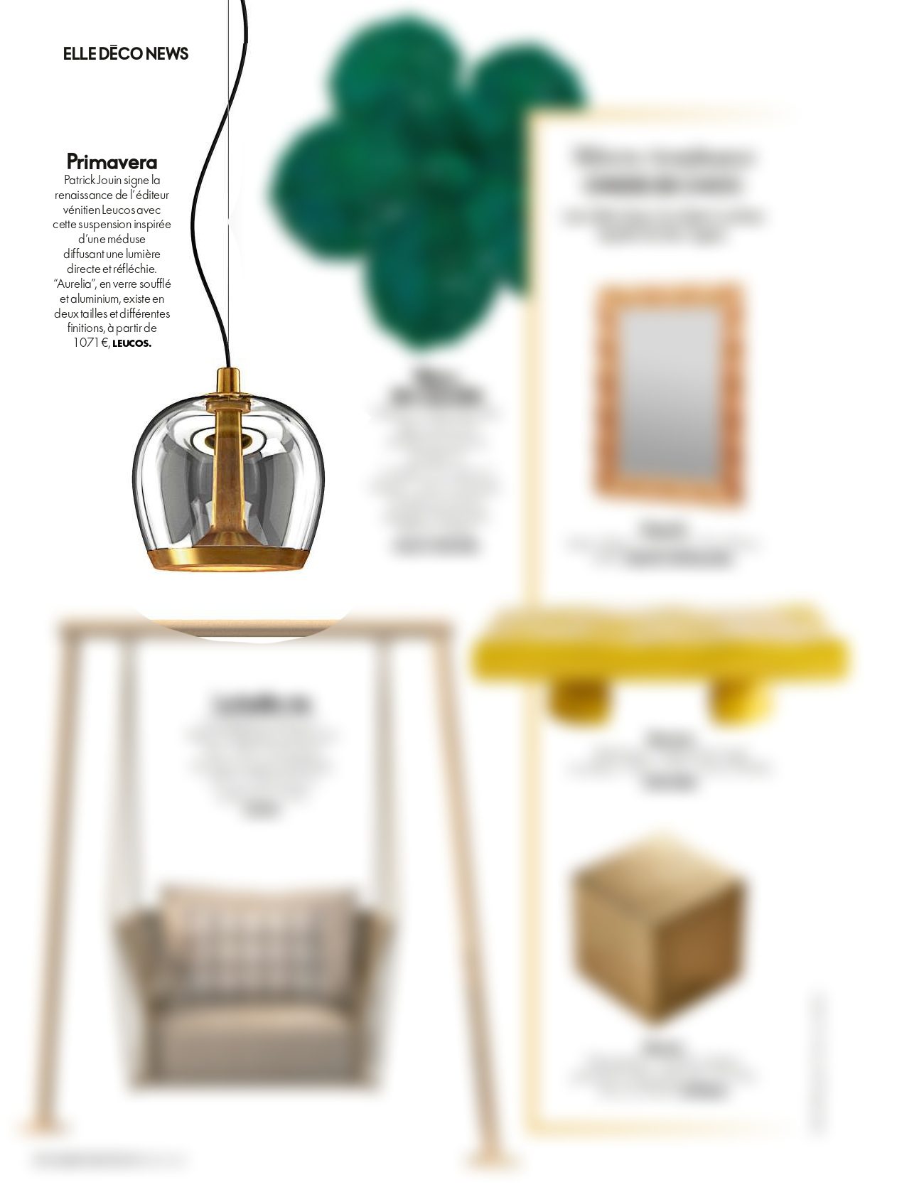 APRIL 2022 – ELLE DECORATION – AURELIA